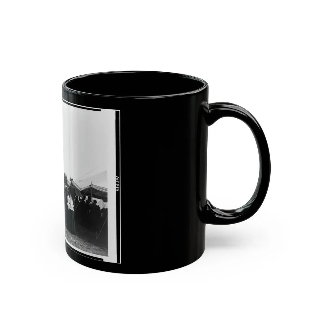 Encampment Of The G.A.R. In Washington, D.C. With Washington Monument In Background (U.S. Civil War) Black Coffee Mug - Go Mug Yourself