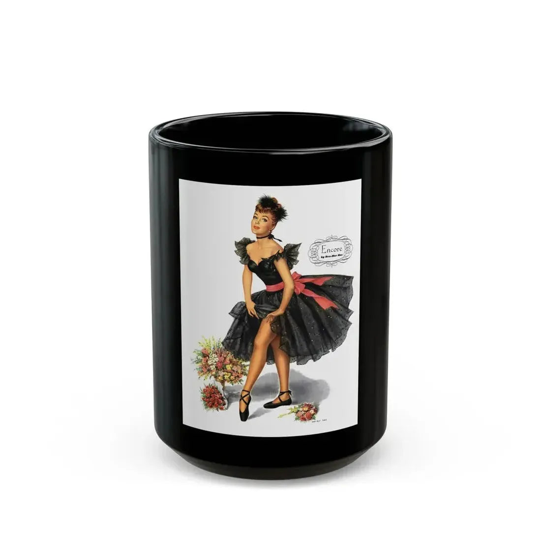 Encore, Esquire, April 1948 - Black Coffee Mug 15oz - Go Mug Yourself