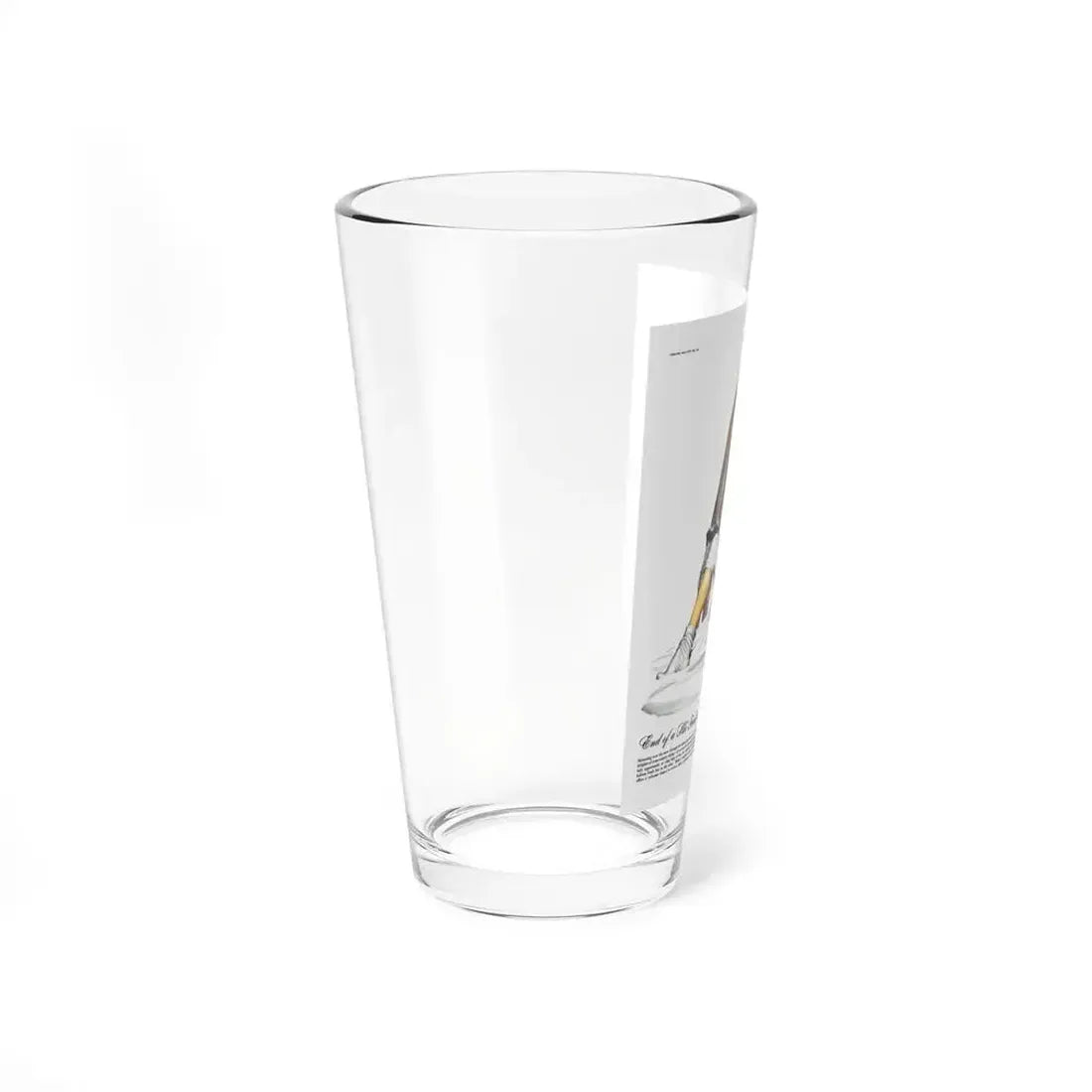 End Of a Ski Trail, Esquire, April 1947 - Pint Glass 16oz - Go Mug Yourself