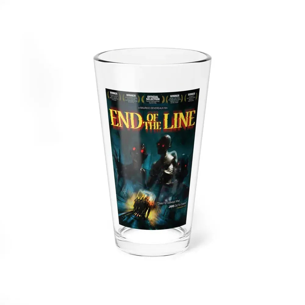 END OF THE LINE 1987 Movie Poster - Pint Glass 16oz 16oz - Go Mug Yourself