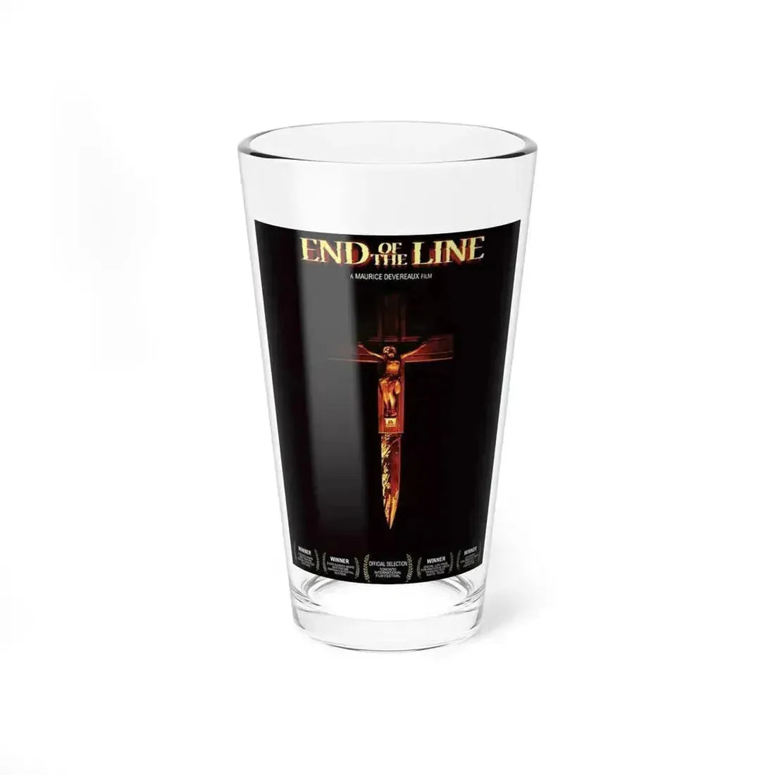 END OF THE LINE (2) 1987 Movie Poster - Pint Glass 16oz 16oz - Go Mug Yourself