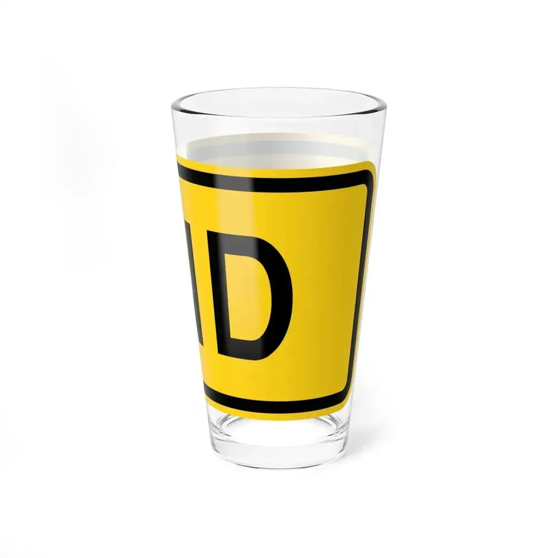 End plate Wyoming (Wyoming) (Road Sign) Pint Glass 16oz - Go Mug Yourself