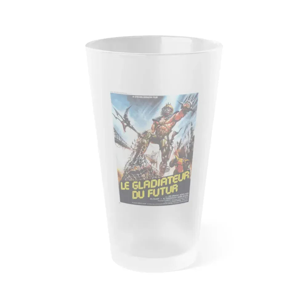 ENDGAME 1983 Movie Poster - Frosted Pint Glass 16oz 16oz Frosted - Go Mug Yourself