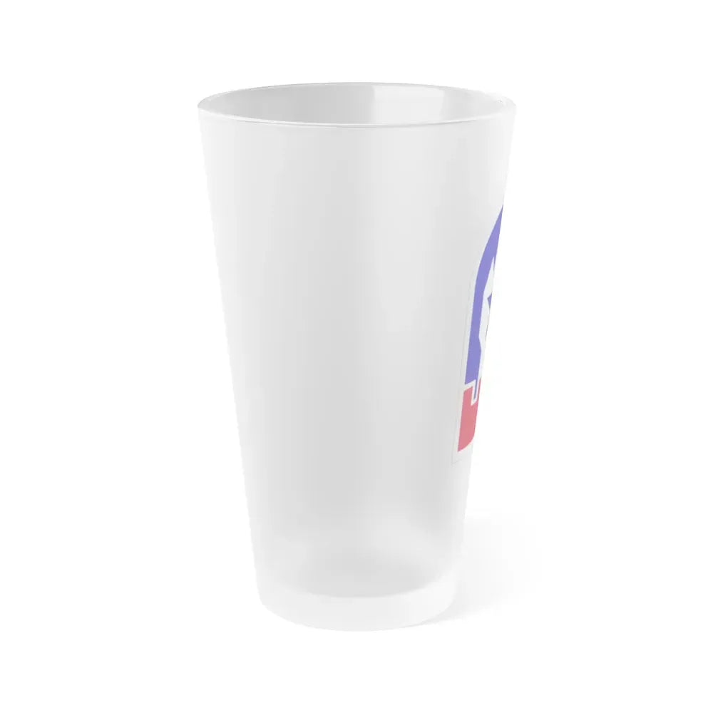 Engineer Command Europe (U.S. Army) Frosted Pint Glass 16oz - Go Mug Yourself