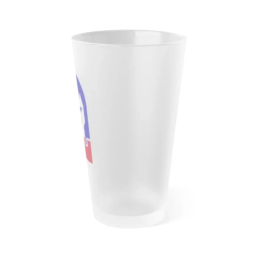 Engineer Command Europe (U.S. Army) Frosted Pint Glass 16oz - Go Mug Yourself