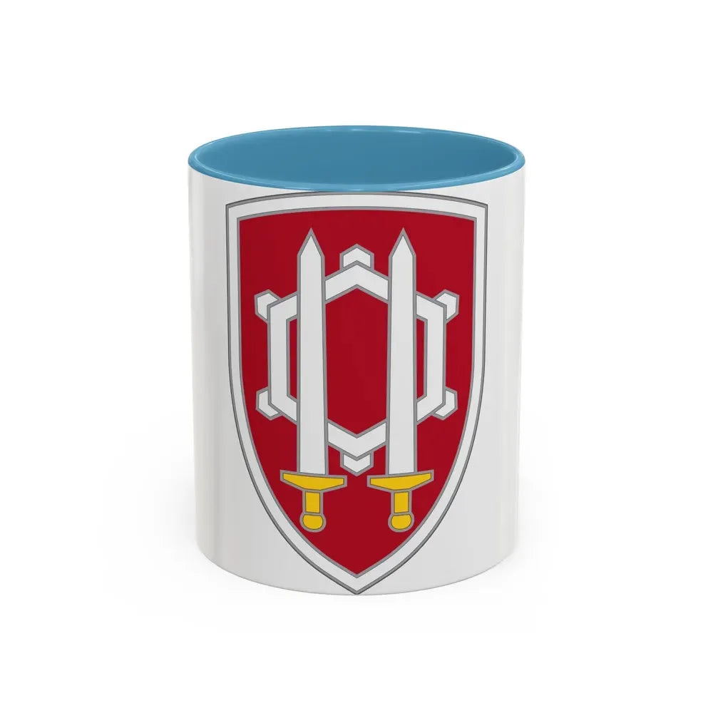 Engineer Command Vietnam 2 (U.S. Army) Accent Coffee Mug 11oz Light Blue - Go Mug Yourself