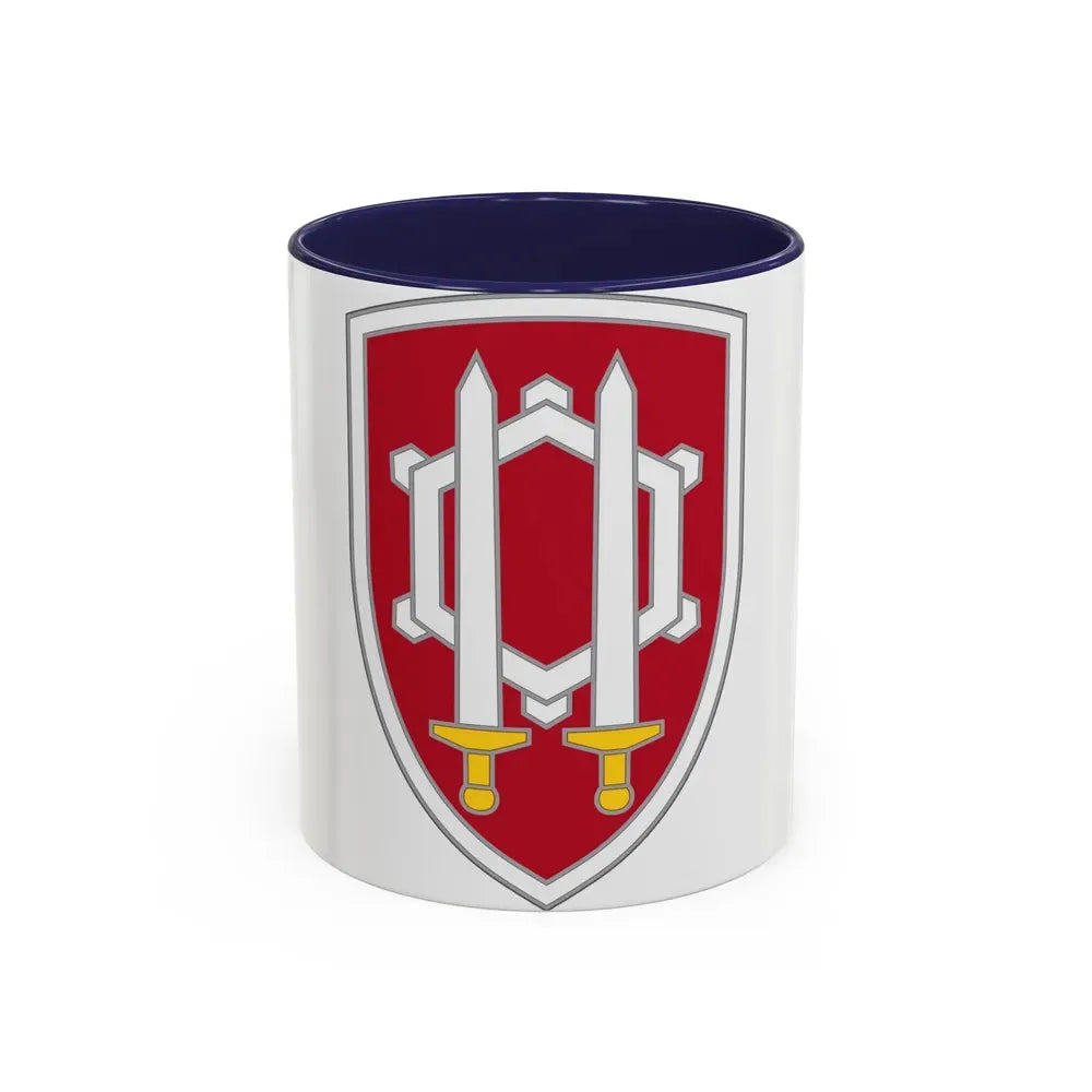 Engineer Command Vietnam 2 (U.S. Army) Accent Coffee Mug 11oz Navy - Go Mug Yourself