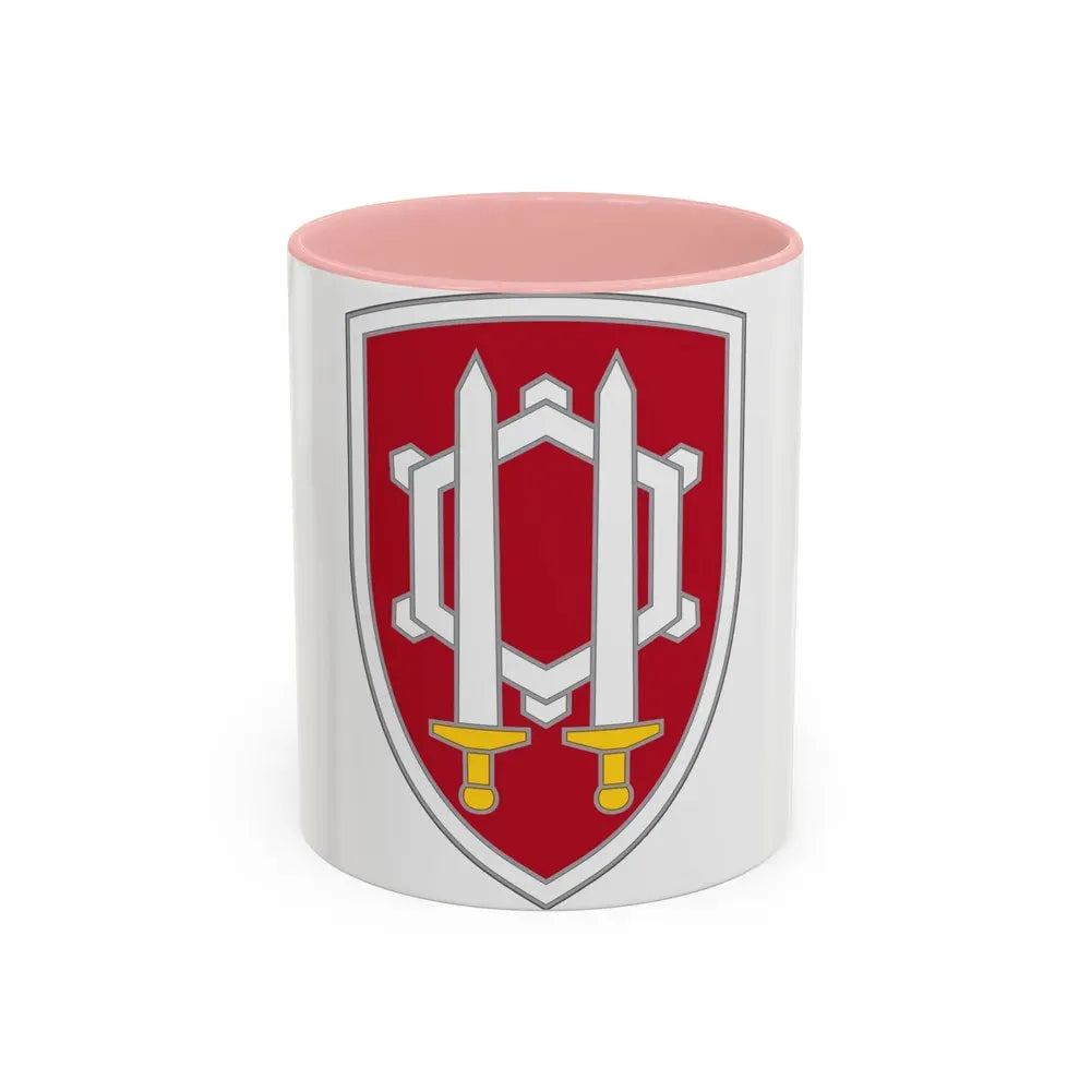 Engineer Command Vietnam 2 (U.S. Army) Accent Coffee Mug 11oz Pink - Go Mug Yourself