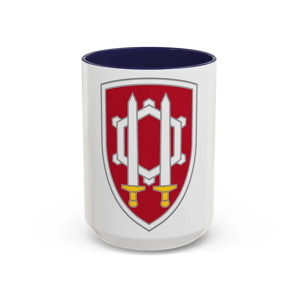 Engineer Command Vietnam 2 (U.S. Army) Accent Coffee Mug 15oz Navy - Go Mug Yourself