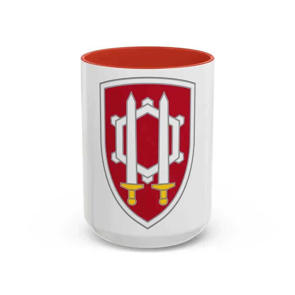 Engineer Command Vietnam 2 (U.S. Army) Accent Coffee Mug 15oz Red - Go Mug Yourself