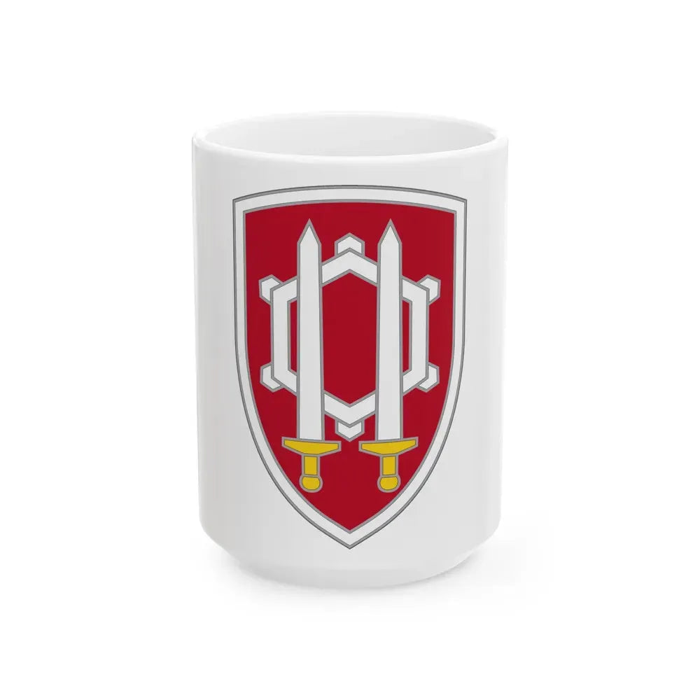 Engineer Command Vietnam 2 (U.S. Army) White Coffee Mug 15oz - Go Mug Yourself