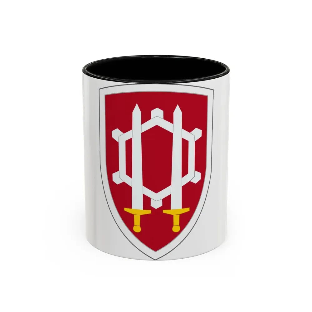 Engineer Command Vietnam (U.S. Army) Accent Coffee Mug 11oz Black - Go Mug Yourself