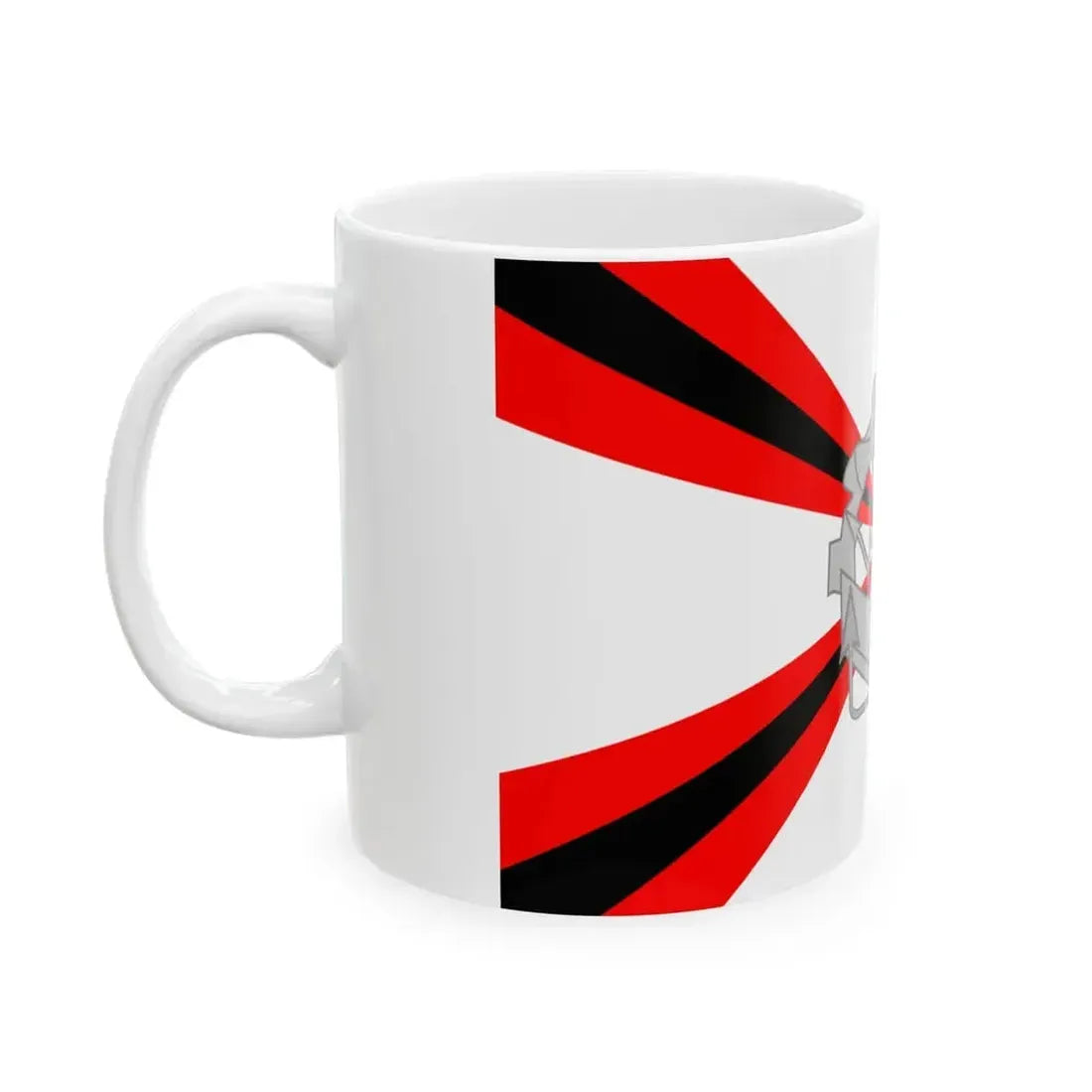 Engineer forces flag (Russia) White Coffee Mug - Go Mug Yourself