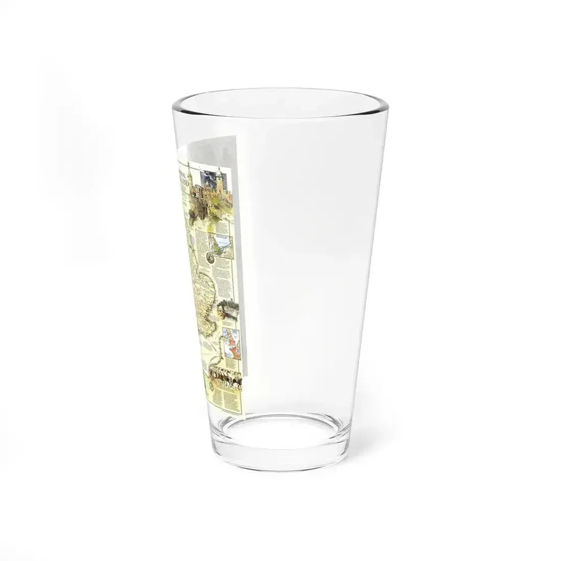 England - Medieval (1979) (Map) Pint Glass 16oz - Go Mug Yourself