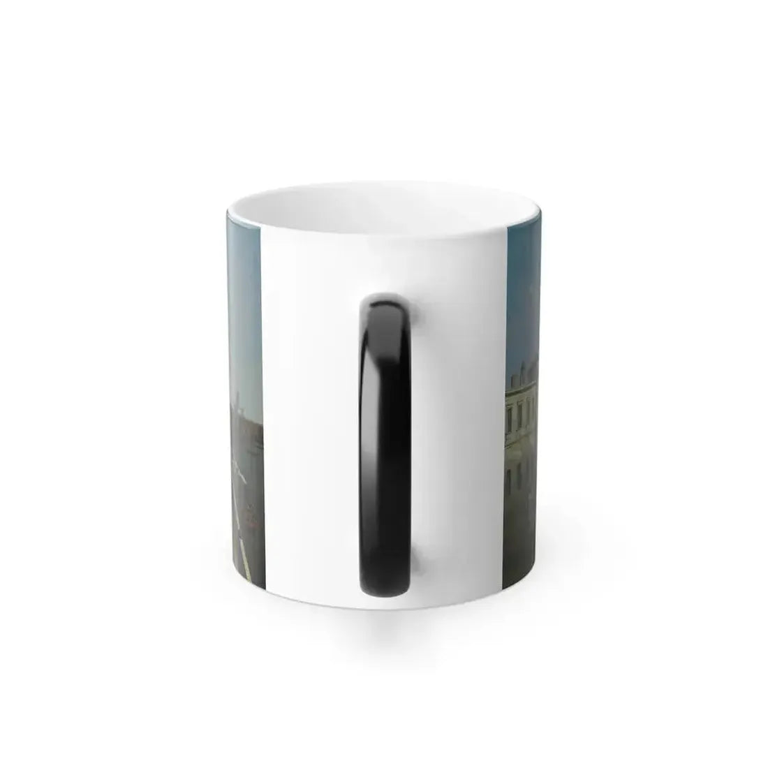 English Follower of Giovanni Antonio Canal %22Canaletto%22 (1697-1768) London, a View of the Thames from-0 - Color Changing Mug 11oz - Go Mug Yourself