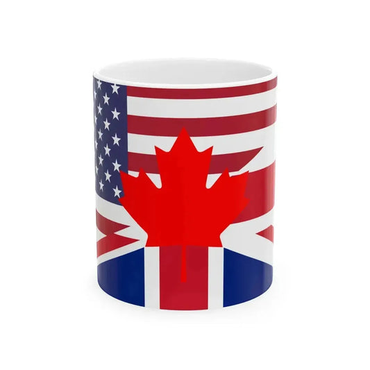 English language - United States Canada and the United Kingdom (United States) White Coffee Mug 11oz - Go Mug Yourself