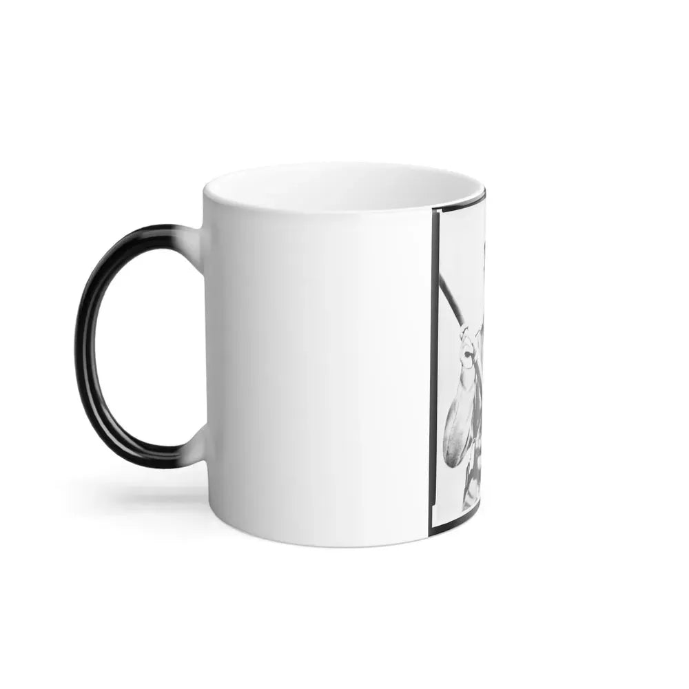 Enoch Hooper Cook, Jr., Pvt, Co. H. 38Th Alabama Infantry, C.S.A., Half-Length Portrait, Facing Front Holding Rifle (U.S. Civil War) Color Changing Coffee Mug 11oz - Go Mug Yourself