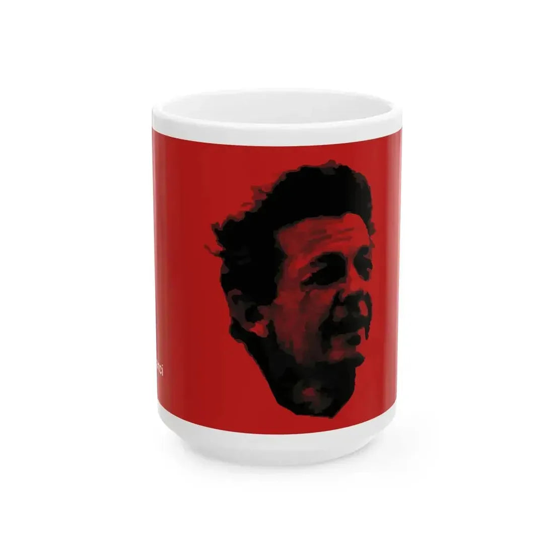 Enrico Berlinguer flag 3 (Italy) White Coffee Mug 15oz - Go Mug Yourself