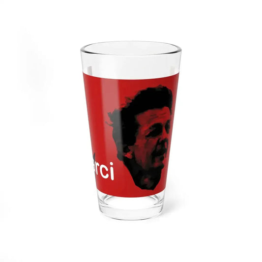 Enrico Berlinguer flag (Italy) Pint Glass 16oz 16oz - Go Mug Yourself