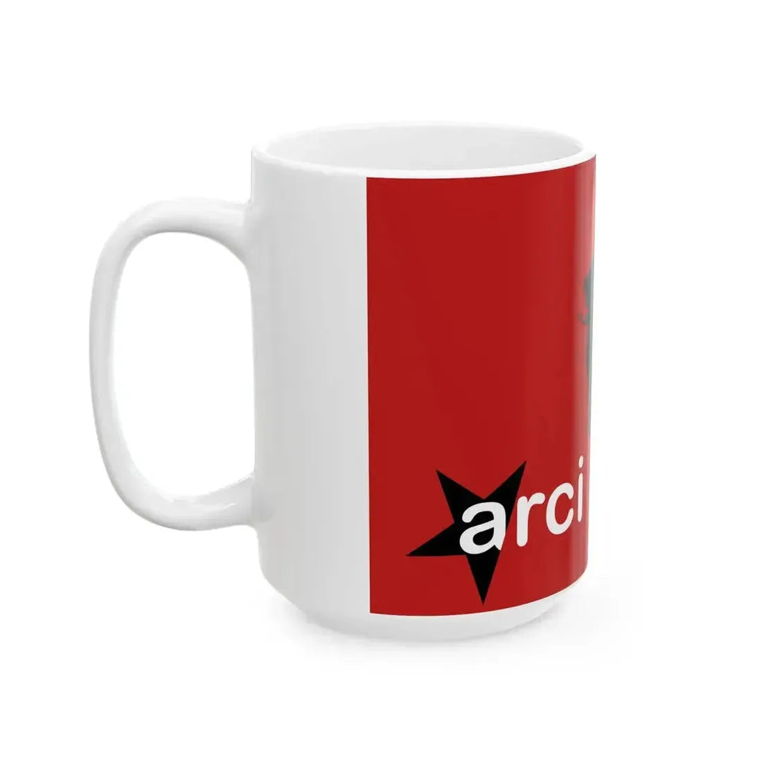 Enrico Berlinguer flag (Italy) White Coffee Mug - Go Mug Yourself