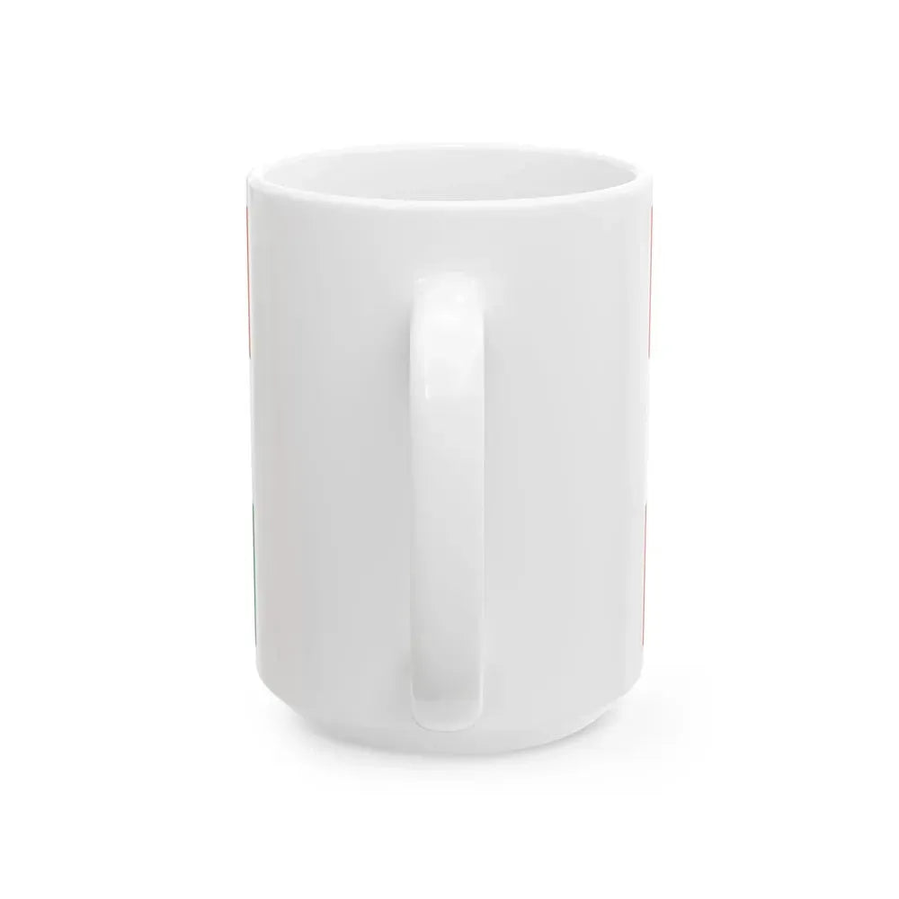 Ensign of Austro-Hungarian civil fleet 1869-1918 (Austria) White Coffee Mug - Go Mug Yourself