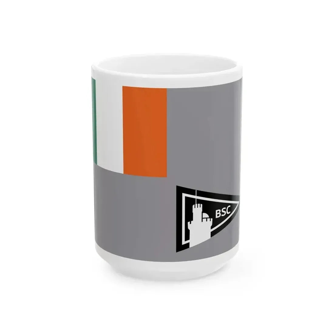 Ensign of Blackrock Sailing Club (Ireland) White Coffee Mug 15oz - Go Mug Yourself
