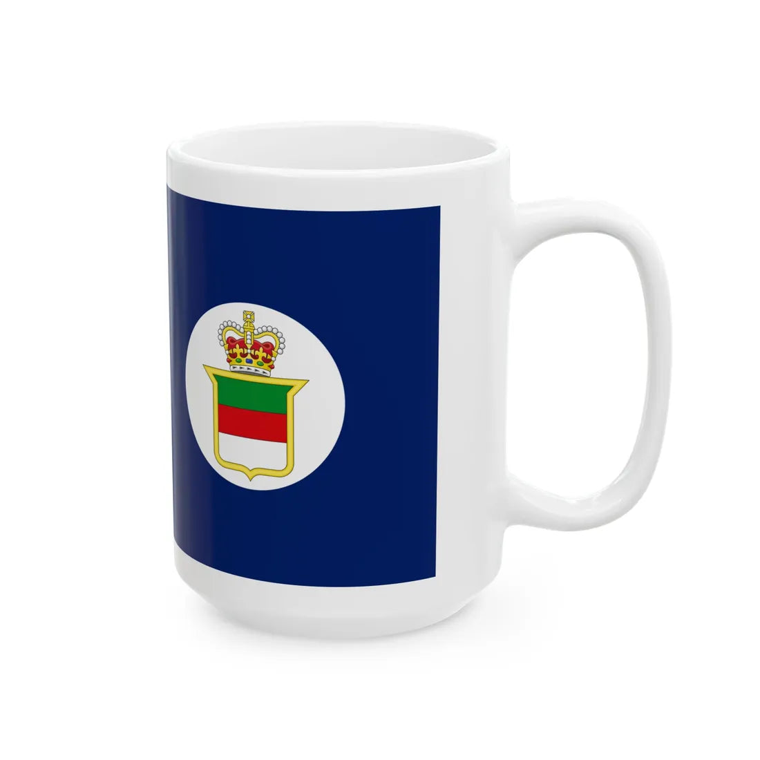 Ensign of British Heligoland (Germany) White Coffee Mug - Go Mug Yourself