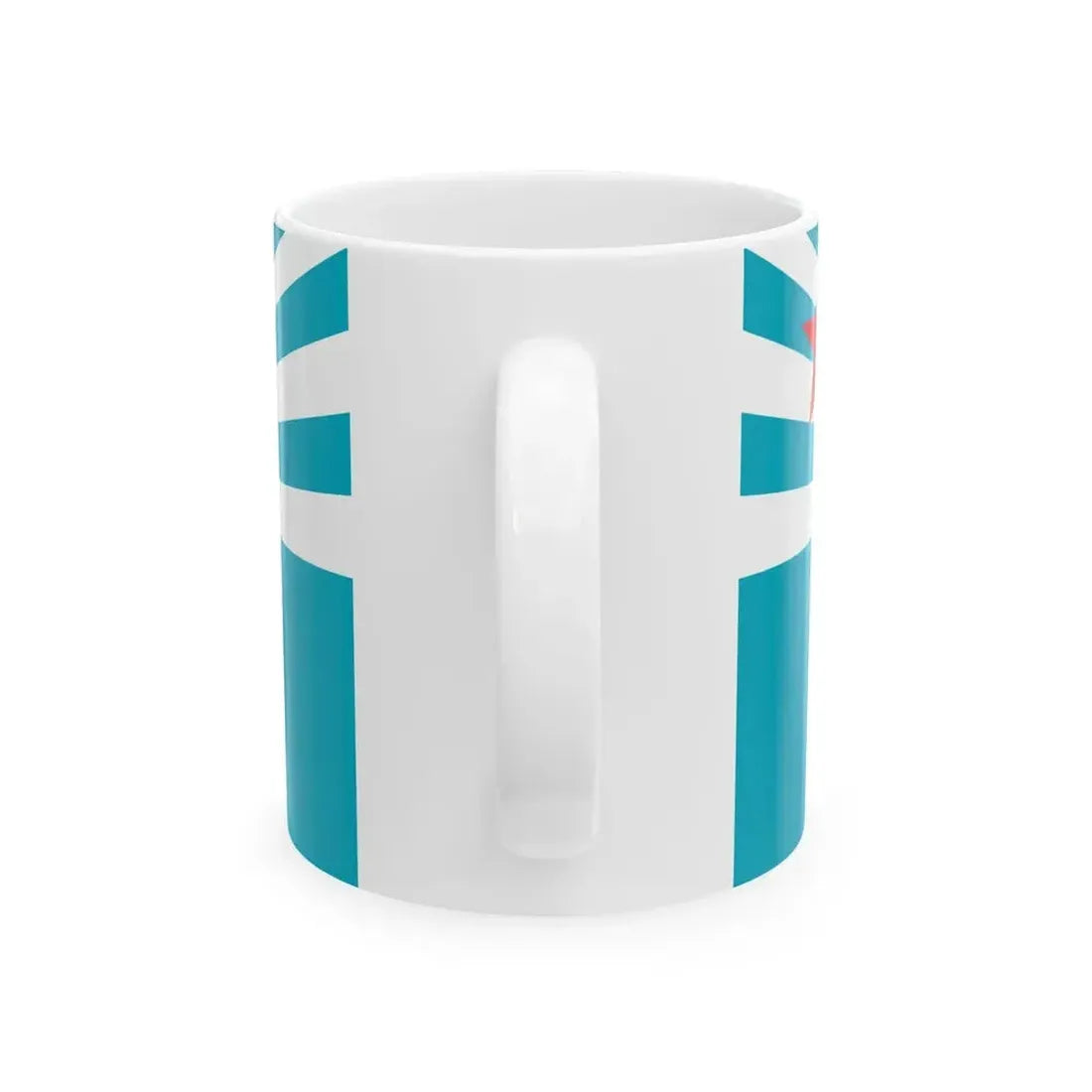 Ensign of Kazakhstan Air Force (Kazakhstan) White Coffee Mug - Go Mug Yourself