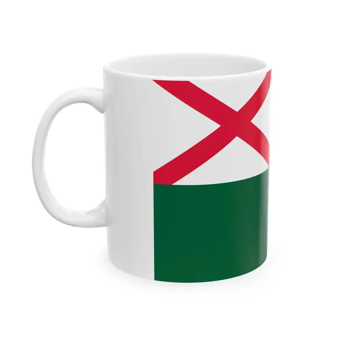 Ensign of Lake Velence Water Sports Association former (Hungary) White Coffee Mug - Go Mug Yourself