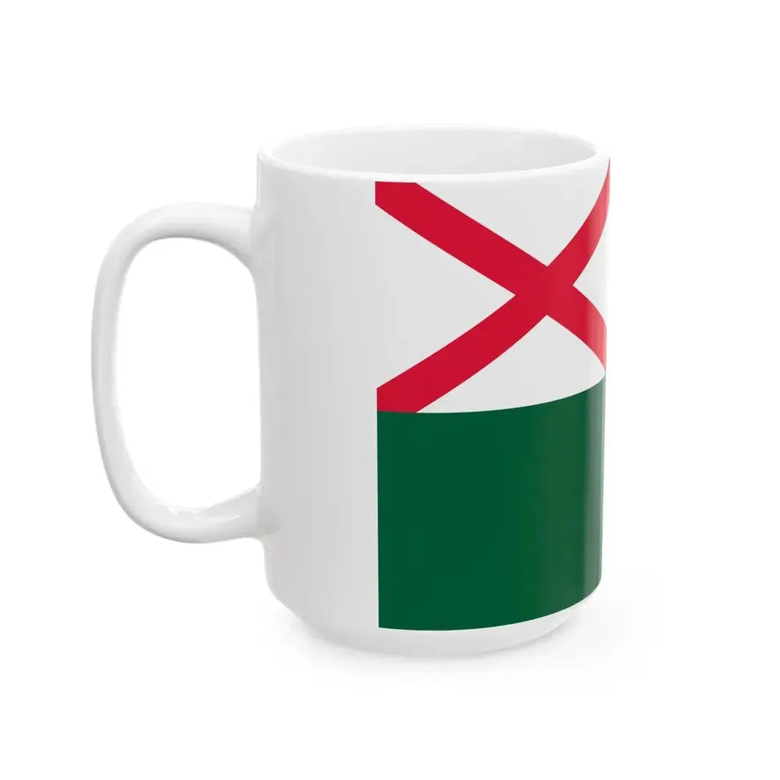 Ensign of Lake Velence Water Sports Association former (Hungary) White Coffee Mug - Go Mug Yourself