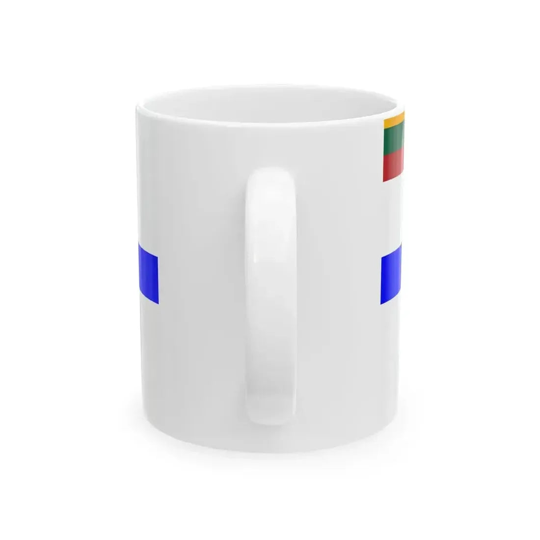 Ensign of Lithuanian Sea Scout (Lithuania) White Coffee Mug - Go Mug Yourself