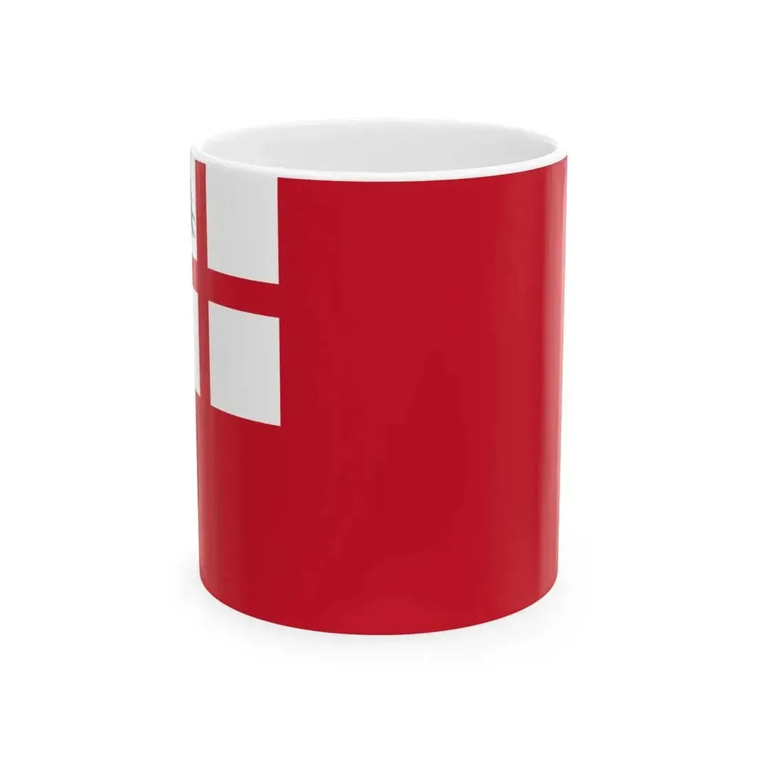 Ensign of New England St Georges Cross (United States) White Coffee Mug 11oz - Go Mug Yourself
