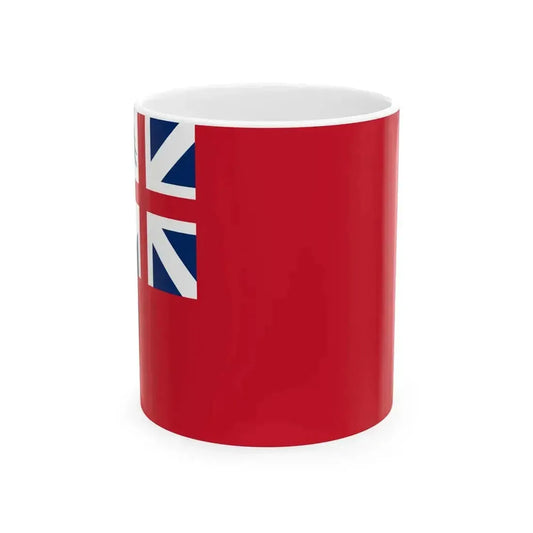 Ensign of New England union flag (United States) White Coffee Mug 11oz - Go Mug Yourself