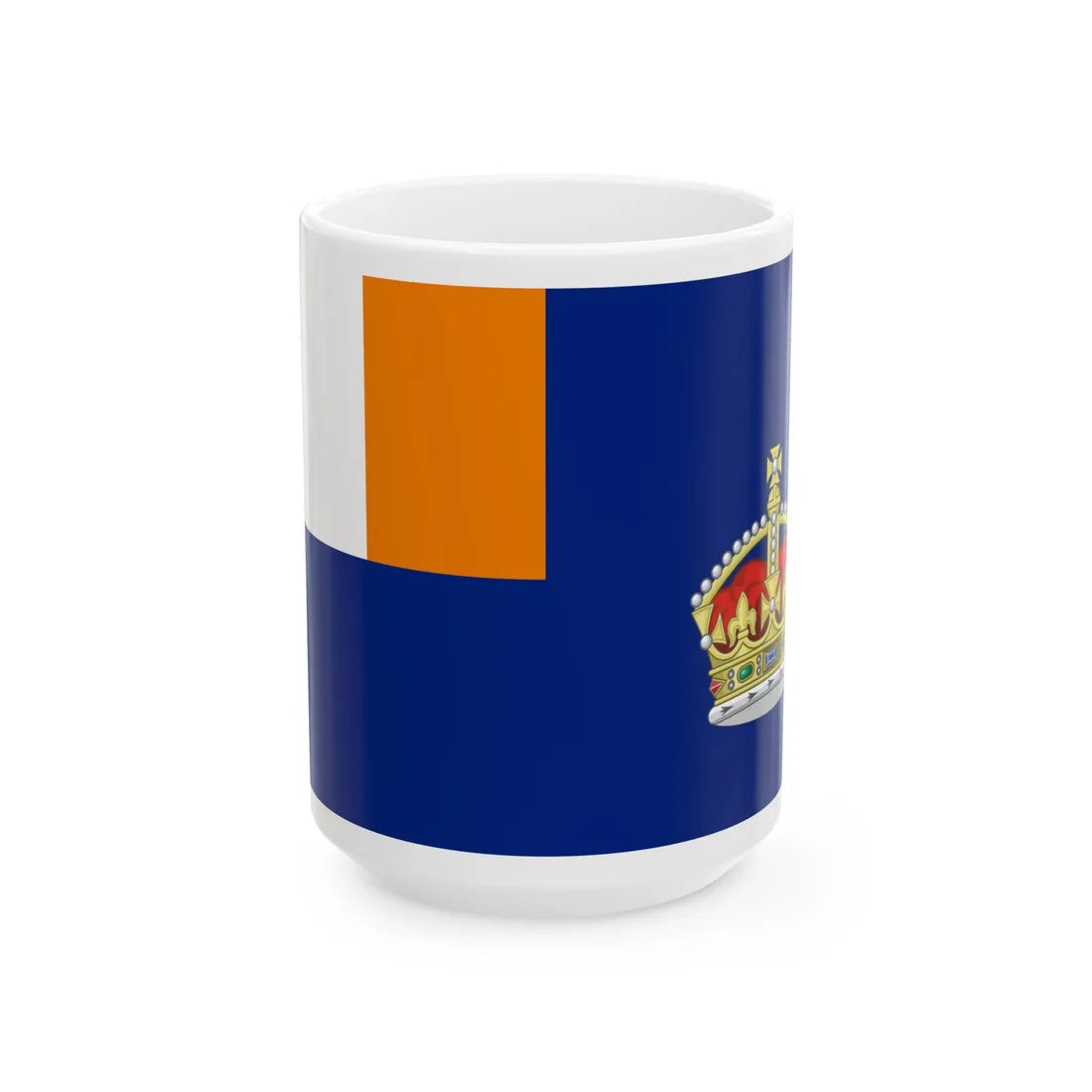 Ensign of Royal St. George YC (Ireland) White Coffee Mug 15oz - Go Mug Yourself