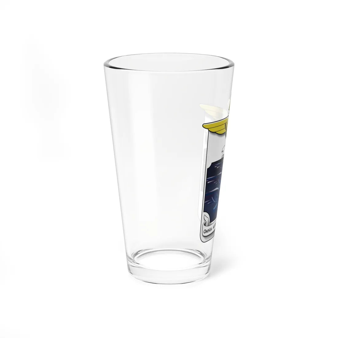 Ensign of the 14º Stormo BT coat of arms of the Italian Air Force (Italy) (Coat of Arms) Pint Glass 16oz - Go Mug Yourself