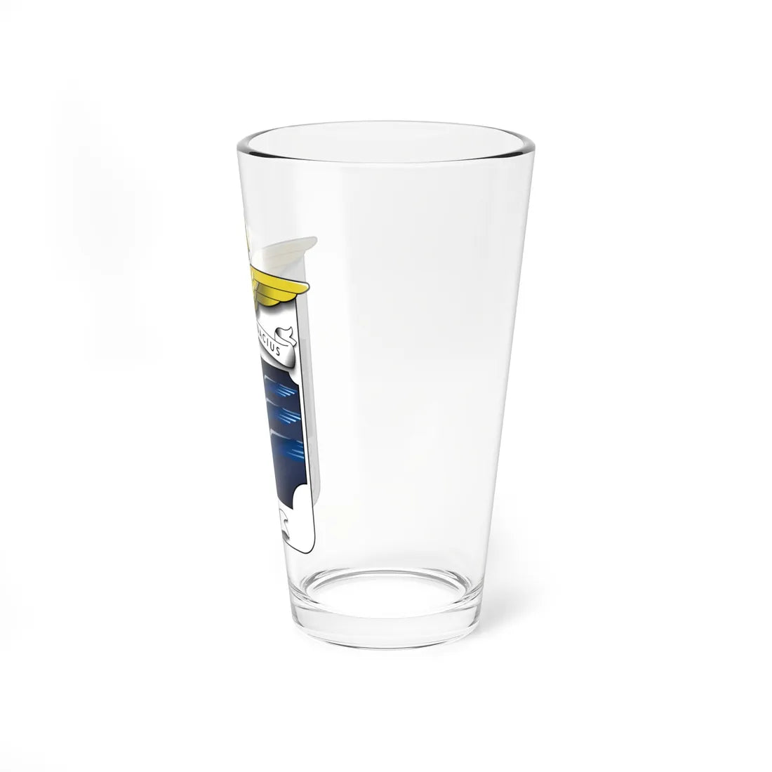 Ensign of the 14º Stormo BT coat of arms of the Italian Air Force (Italy) (Coat of Arms) Pint Glass 16oz - Go Mug Yourself