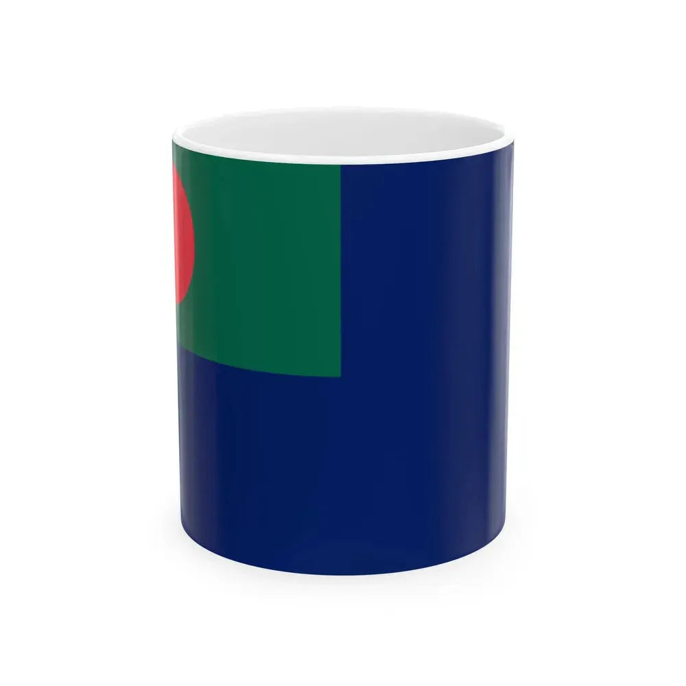 Ensign of the Bangladesh Coast Guard (Bangladesh) White Coffee Mug 11oz - Go Mug Yourself