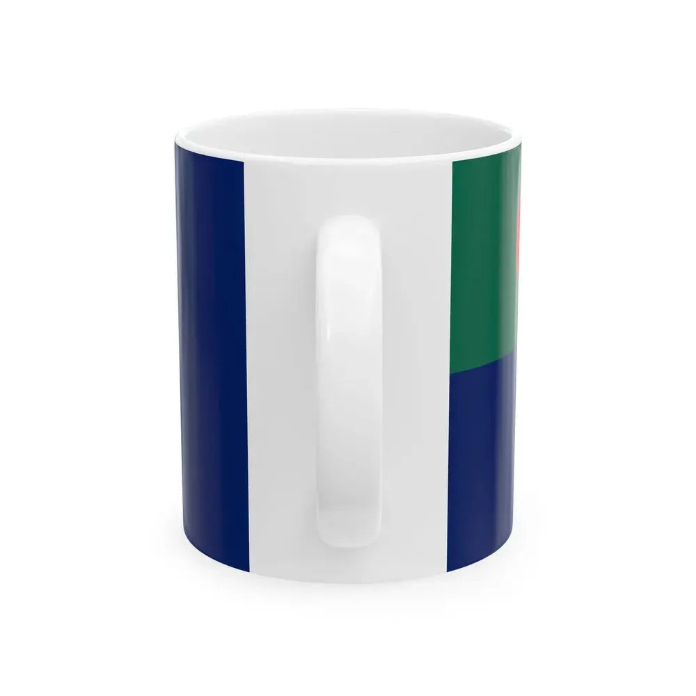 Ensign of the Bangladesh Coast Guard (Bangladesh) White Coffee Mug - Go Mug Yourself
