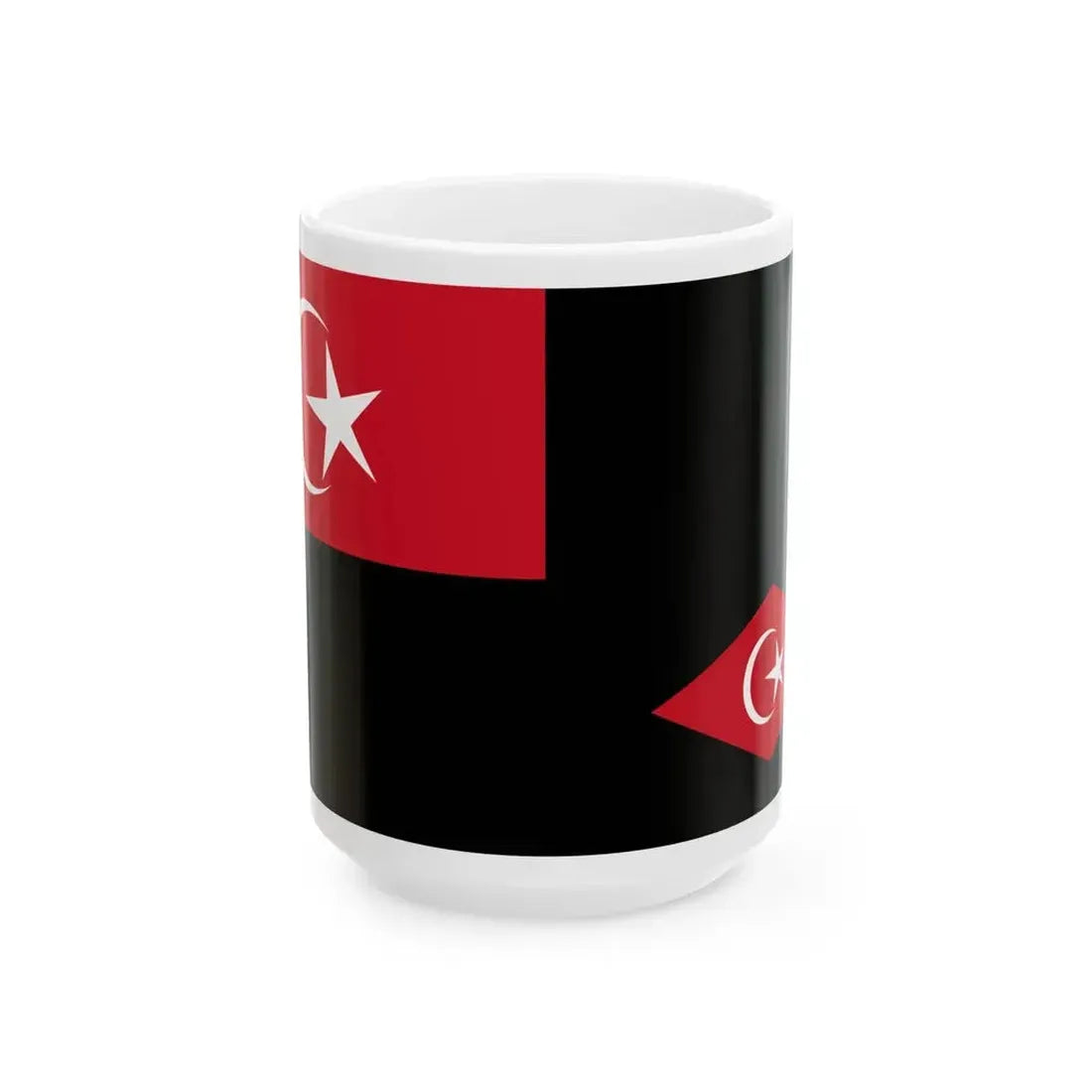 Ensign of the Boat of the Territorial Government of Johor (Malaysia) White Coffee Mug 15oz - Go Mug Yourself