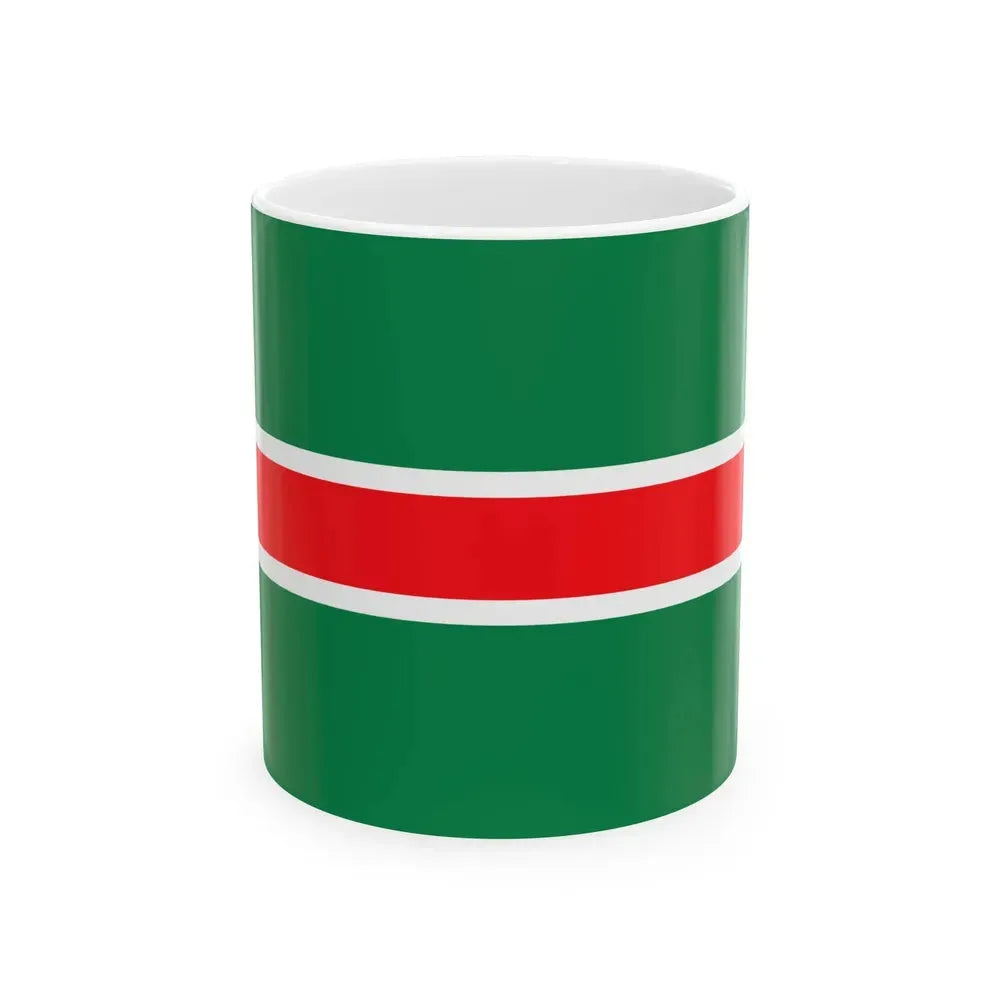 Ensign of the Botswana Defence Force Air Wing (Botswana) White Coffee Mug 11oz - Go Mug Yourself