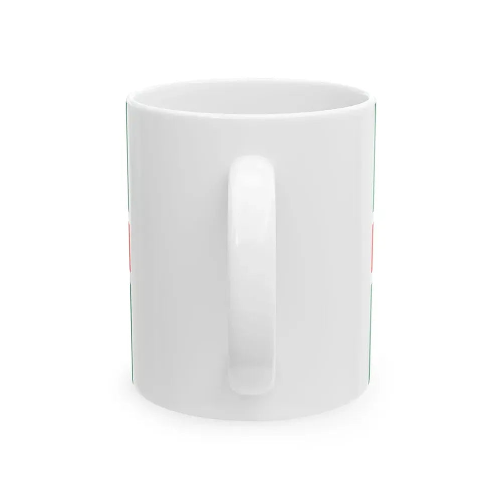 Ensign of the Botswana Defence Force Air Wing (Botswana) White Coffee Mug - Go Mug Yourself