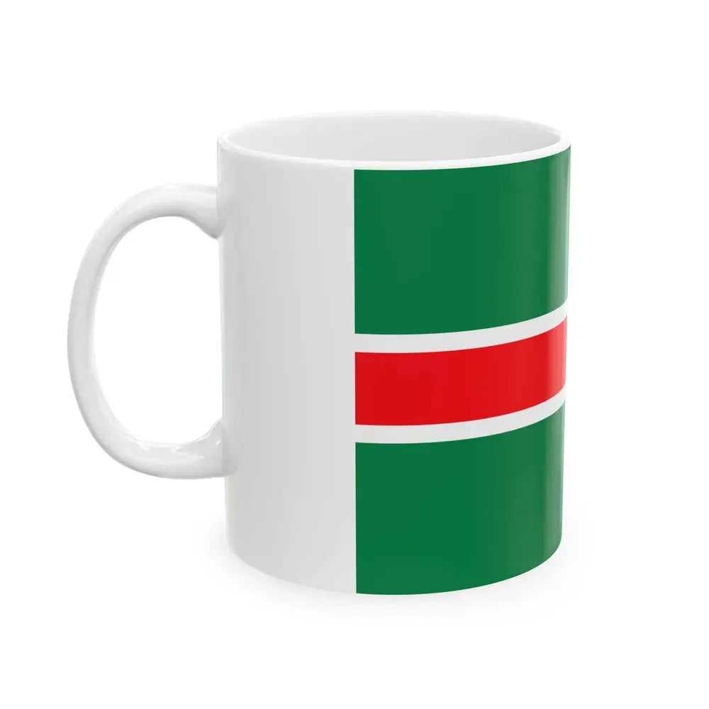 Ensign of the Botswana Defence Force Air Wing (Botswana) White Coffee Mug - Go Mug Yourself