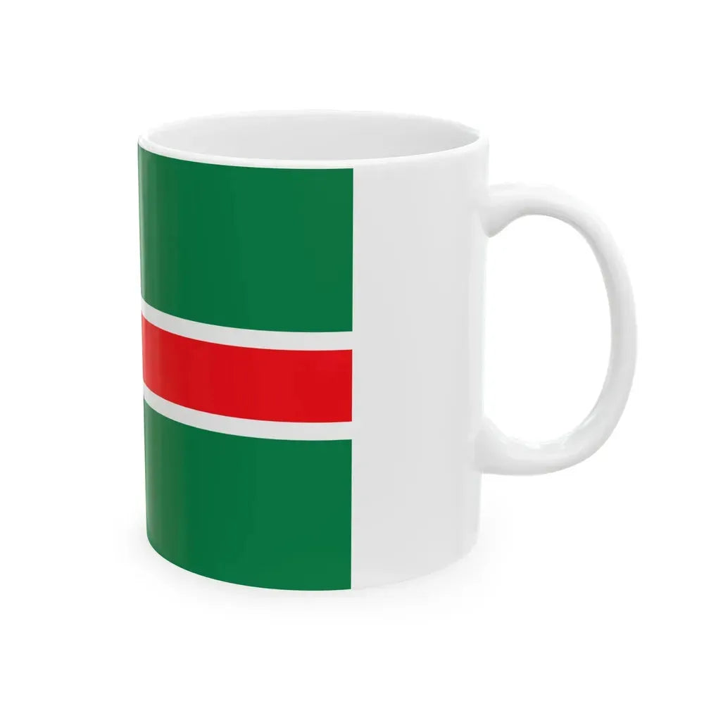Ensign of the Botswana Defence Force Air Wing (Botswana) White Coffee Mug - Go Mug Yourself