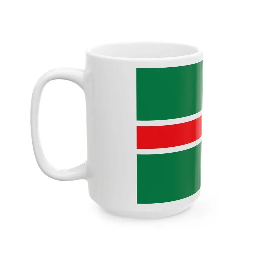Ensign of the Botswana Defence Force Air Wing (Botswana) White Coffee Mug - Go Mug Yourself
