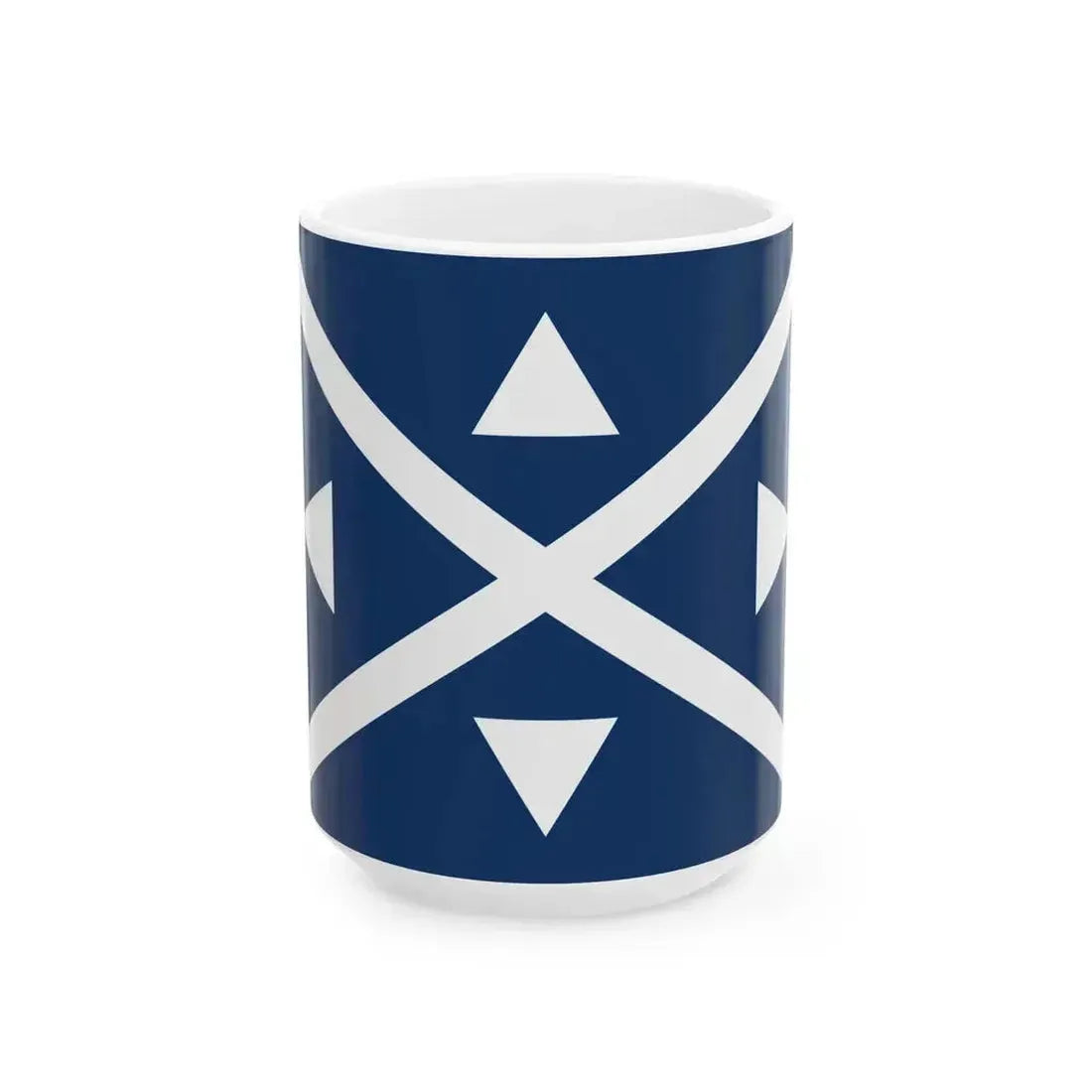 Ensign of the Chinese Salt Administration 1912-1929 (China) White Coffee Mug 15oz - Go Mug Yourself