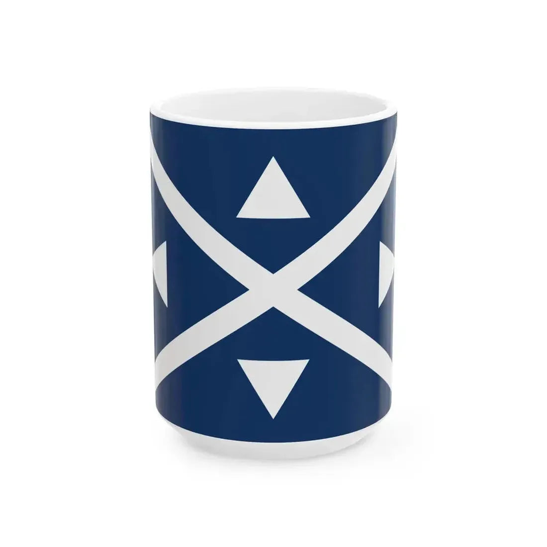 Ensign of the Chinese Salt Administration 1912-1929 (China) White Coffee Mug 15oz - Go Mug Yourself