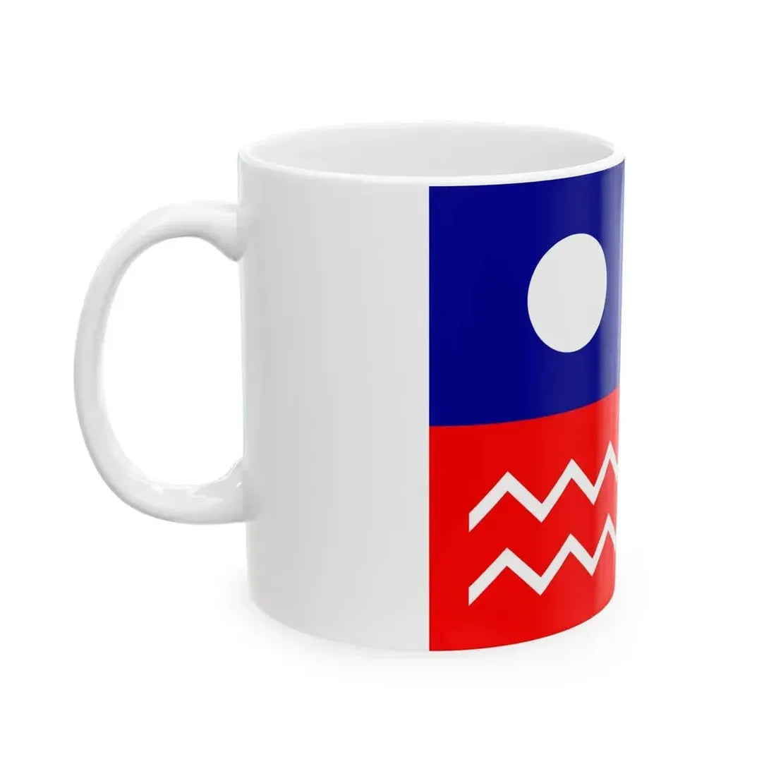 Ensign of the Chinese Water Police 1912 (China) White Coffee Mug - Go Mug Yourself