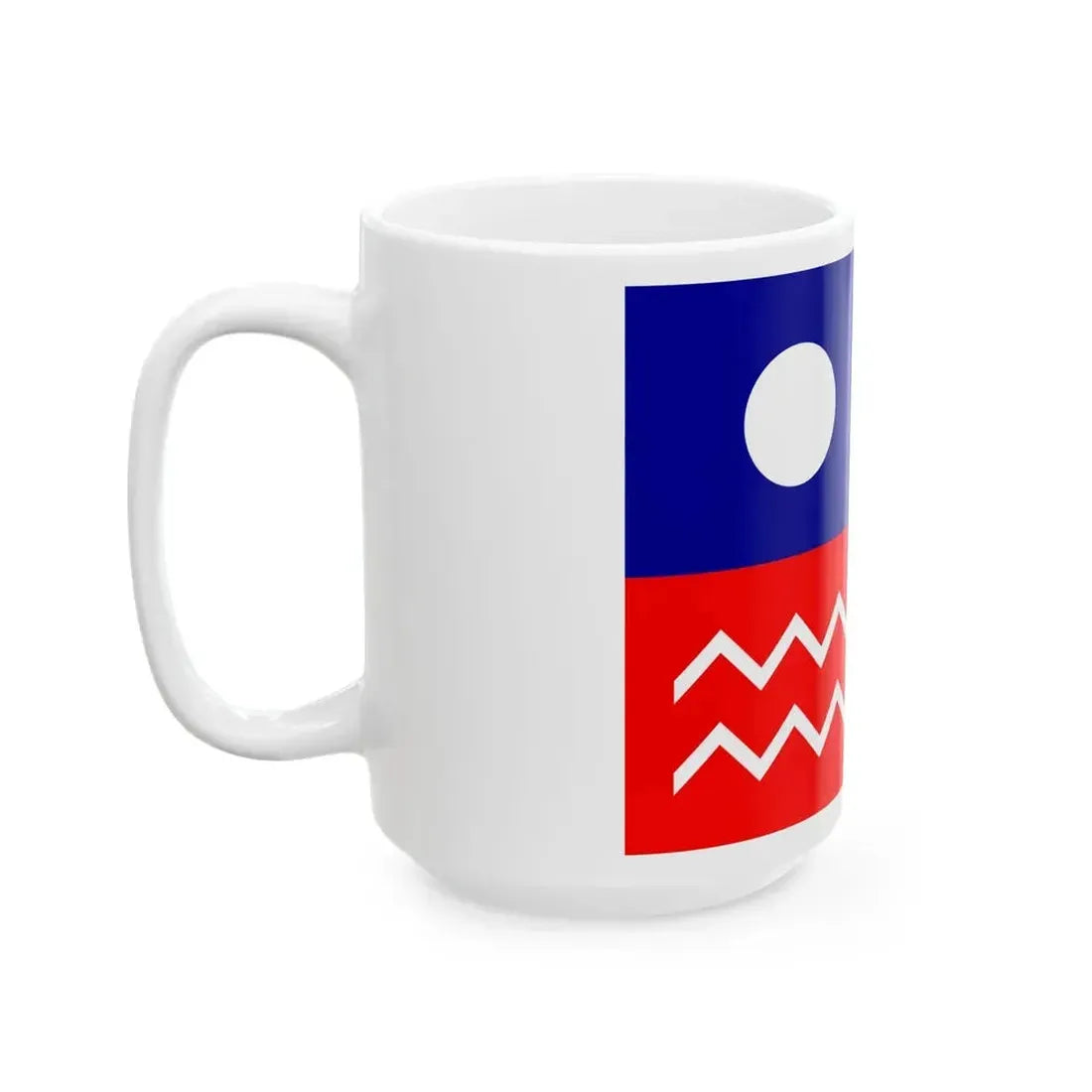Ensign of the Chinese Water Police 1912 (China) White Coffee Mug - Go Mug Yourself