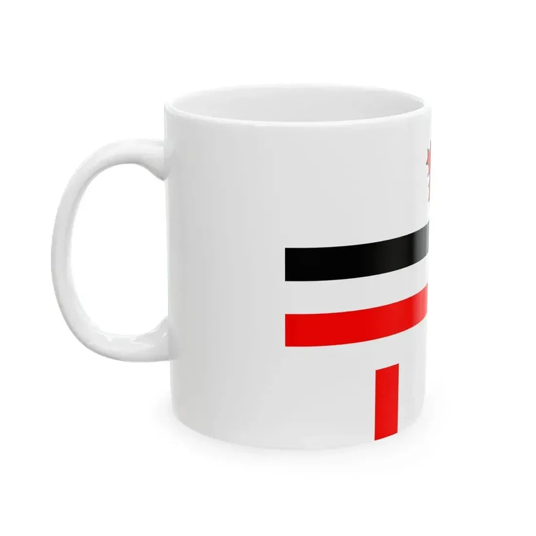 Ensign of the Japanese Water Police (Japan) White Coffee Mug - Go Mug Yourself