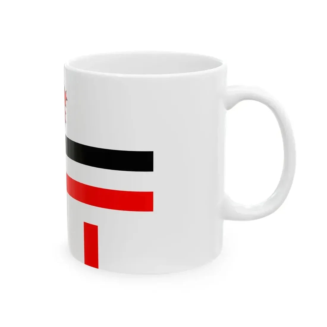 Ensign of the Japanese Water Police (Japan) White Coffee Mug - Go Mug Yourself